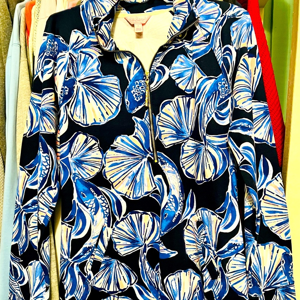 Lilly Pulitzer shirt dress cover up. Worn once!